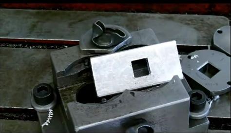 how to cut square holes in sheet metal|cutting square holes in steel.